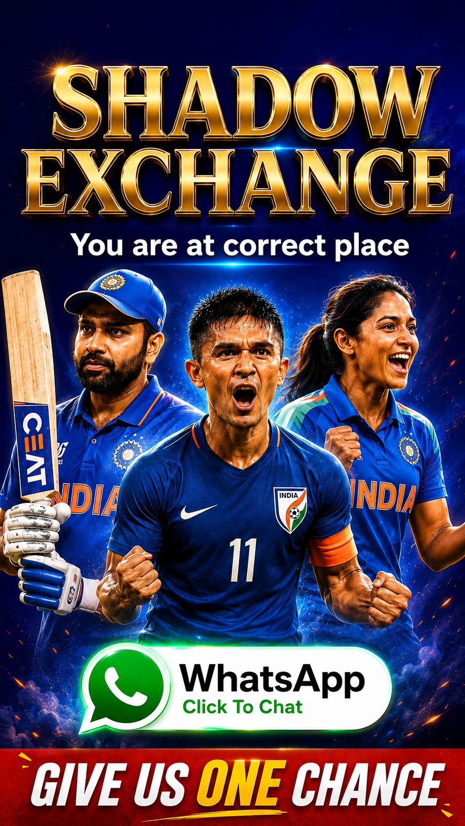 shadow best services poster with WhatsApp click to chat